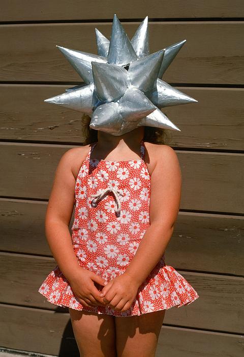 Mask titled 'Naomi is a Star', by Jenny Badger Sultan. Click to enlarge
